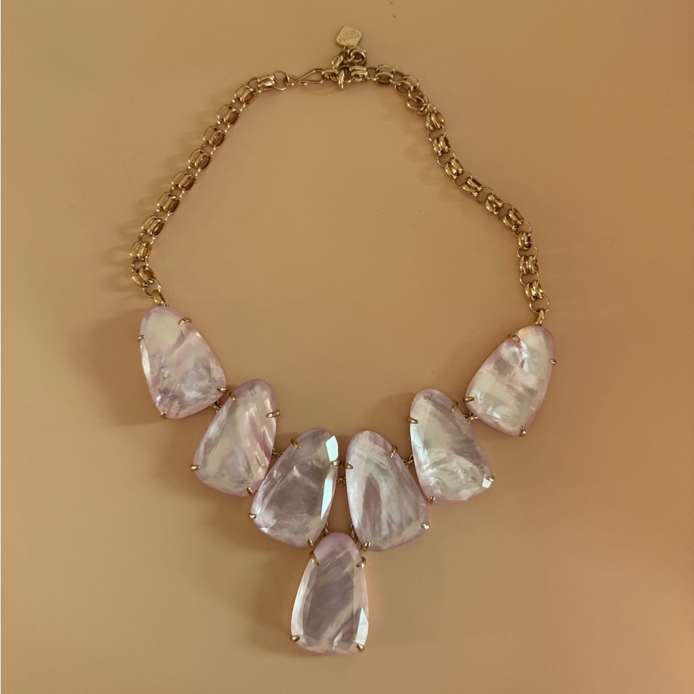 Kendra Scott Necklace with Iridescent Stones